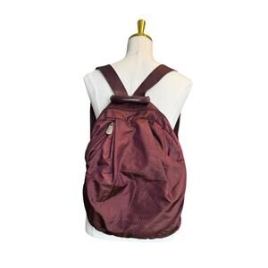 Mandarina Duck Plum Nylon Backpack Convertible Shoulder Bag Lightweight Travel